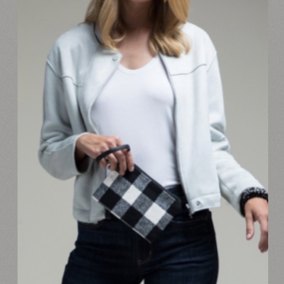 Buffalo Check Wallet Clutch Bag - Picture 2 of 5